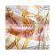 TOROS ladies 55*55 square pure head turkish silk scarf for hair wrapping