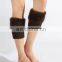 Women Fluffy Faux Fur Boot Toppers Leg Warmers Boot Cuffs