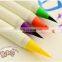 new Cute Kawaii Soft multicolor pen Platinum Calligraphy Brushes Plastic Handle Writing Brush For Kids Gift korean Stationary
