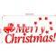 Christmas Decoration Supply Merry Christmas Removable Car Wall Stickers for Window and Room