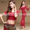 T-5139 New modal fashion short sleeve and long sleeve belly dance clothing set