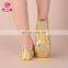 X-8053 Professional Gold full sequins practice soft sole belly dance shoes for women