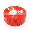 colorful empty round tin can for candy /lip balm tin containers for candy