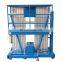 7LSJLII Shandong SevenLift hydraulic aluminum auto portable indoor mobile two column elevator lift for sale