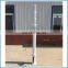 8m silver telescopic mast with manual mechanical winch ham radio