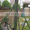 telescopic mast pole with guy wire , mobile surveillance sensor tower