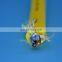 PUR Sewer Pipe Inspection Crawler Abrasion Resist Cable with Optic fibres