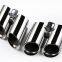 Km for panamera GTS style 970 2014-2016 year exhaust tip exhaust pipes muffler tips tail pipe mirror polish