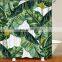 i@home modern green color unique forest shower curtain polyester waterproof bathroom