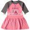 2018 Factory price baby ruffle girl dress girls birthday party dresses boutique girl sexy dress