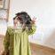 2020 Girl dress two-tone embroidered dress