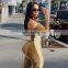Wholesales 2020 Women Fashion Halter Long Jumpsuit Ladies Sportswear Playsuit with Zippers
