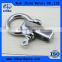High quality adjustable stainless steel shackle with screw pins shackle ,