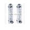 Acrylic panel mounted adjustable flow meter for liquid