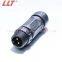 Street Light 2pin M12 connector  llt waterproof  ip68 power Led cable 3 4 5 6 7 8 2+3pin connector