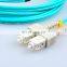 15meter sc/upc-sc/upc OM3 MM50/125 OM3  2.0mm flat Duplex dx fiber optic patchcord/jumper/assembly