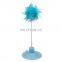 cat tease toy with pompom and suction cup cat play toy built-in bell funny attractive cat toy