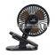 New arrivals USB rechargeable electric mini fans with clip