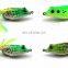 TALOS high quality 3D eyes Fishing Lure Jigging Soft Plastic Frog Fishing Lure