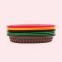 Foodservice Plastic Fry Fast Food Basket Bread Baskets Oval-Shaped Tray Restaurant Supplies, Deli Serving Bread Basket for Chicken, Burgers, Sandwiches & Fries