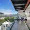Frameless Balcony Glass Railing Aluminum U Channel Glass Balustrade