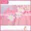 Elegant Cherry blossoms ornament knee skirt fluffy voile girl's dress children frocks designs