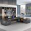 luxury office furniture modern wood ceo workstation computer table wooden high tech manager executive office desks with drawer