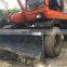 used doosan wheel excavator dh140w , original doosan construction equipment , doosan dh130 dh140 dh150