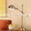 Modern Style Indoor Design Bedside Reading Decor Lighting Clear Cover Golden Table Lamp