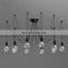 Industrial LED Ceiling Lamp Vintage Long Hanging Lights Spider Pendant Lamps Foyer Luxury Fixture Chandelier