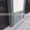 Black sandstone building exterior wall and garden door frame line decoration