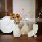 Nordic Decorative Cheap Handmade Vase Wedding Candle holder Art Irregular Flower Plain Pottery Ceramic Vase