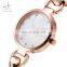 SHENGKE  SK Bracelet Ladies Watch Hollow Chain Band Dazzling Crystal Index Dial Jewelry Buckle Japan Quartz Watches K0026L