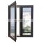 Hurricane glasses aluminum frame casement window grill design tempered glass windows