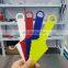 New Promotoional Customized Plastic Triangle Pizza Cutter with Bottle Opener