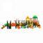 Children plastic outdoor play set of kindergarten playground equipment