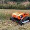 radio control mower, China remote control mower with tracks price, grass cutting machine for sale