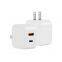 1a1c Output Us Plug 20W Fast Power Adapter 5V 3A, 9V 2.22A USB Transformer 12V 1.67A Type C Mobile Phone PD Charger