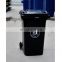 240 liter barrel with pedal plastic garbage bin hdpe plastic waste bins 240l