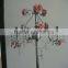 Crystal chandelier modern crystal floor standing light ceramic flower floor lamp                        
                                                Quality Choice