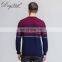 Jacquard Knit 30% Cashmere 70% Merino Wool Pullover Men New Style Winter Sweater Crew Neck Anti-Wrinkle Anti-Pilling Features