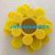 MT9/MT11A JAW SPIDER COUPLING INSERT(Yellow  TPU CURVED)