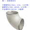 Seamless straight seam welded elbows