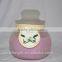Beautiful art candle romantic glass scented candles