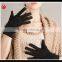Ladies hot selling simple suede gloves with wholesale price