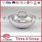 Stainless steel wok with steamer Chinese wok induction
