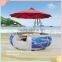 Plastic round bbq boat original factory