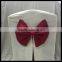 low price hotel decoration jacquard wedding chair cover with fancy buckles