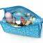 Promotional Blue Satin cosmetic bags