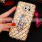 diamond ring holder clear soft shockproof tpu case for samsung s7 s7 edge